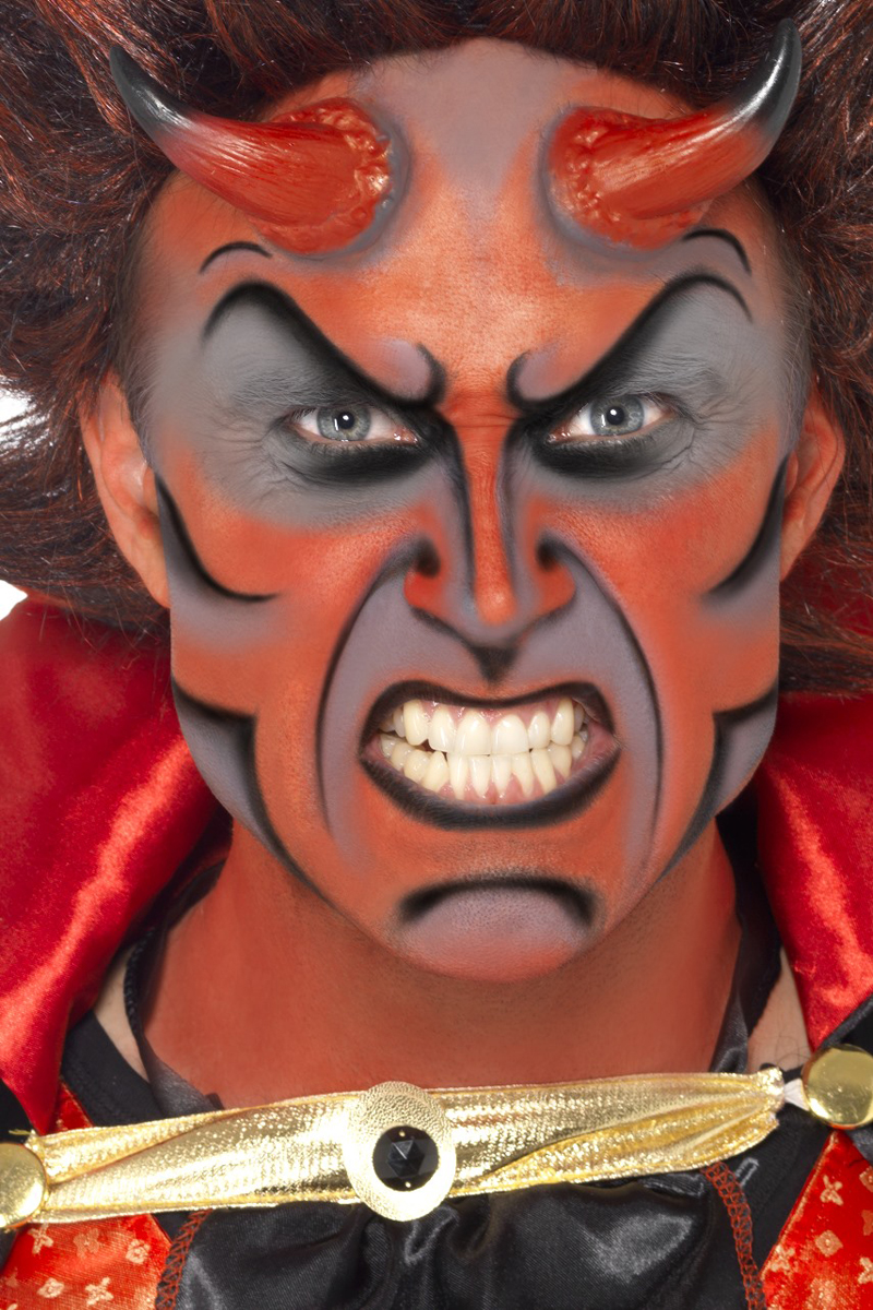 Fonkelnieuw Halloween duivel make-up! GO-17